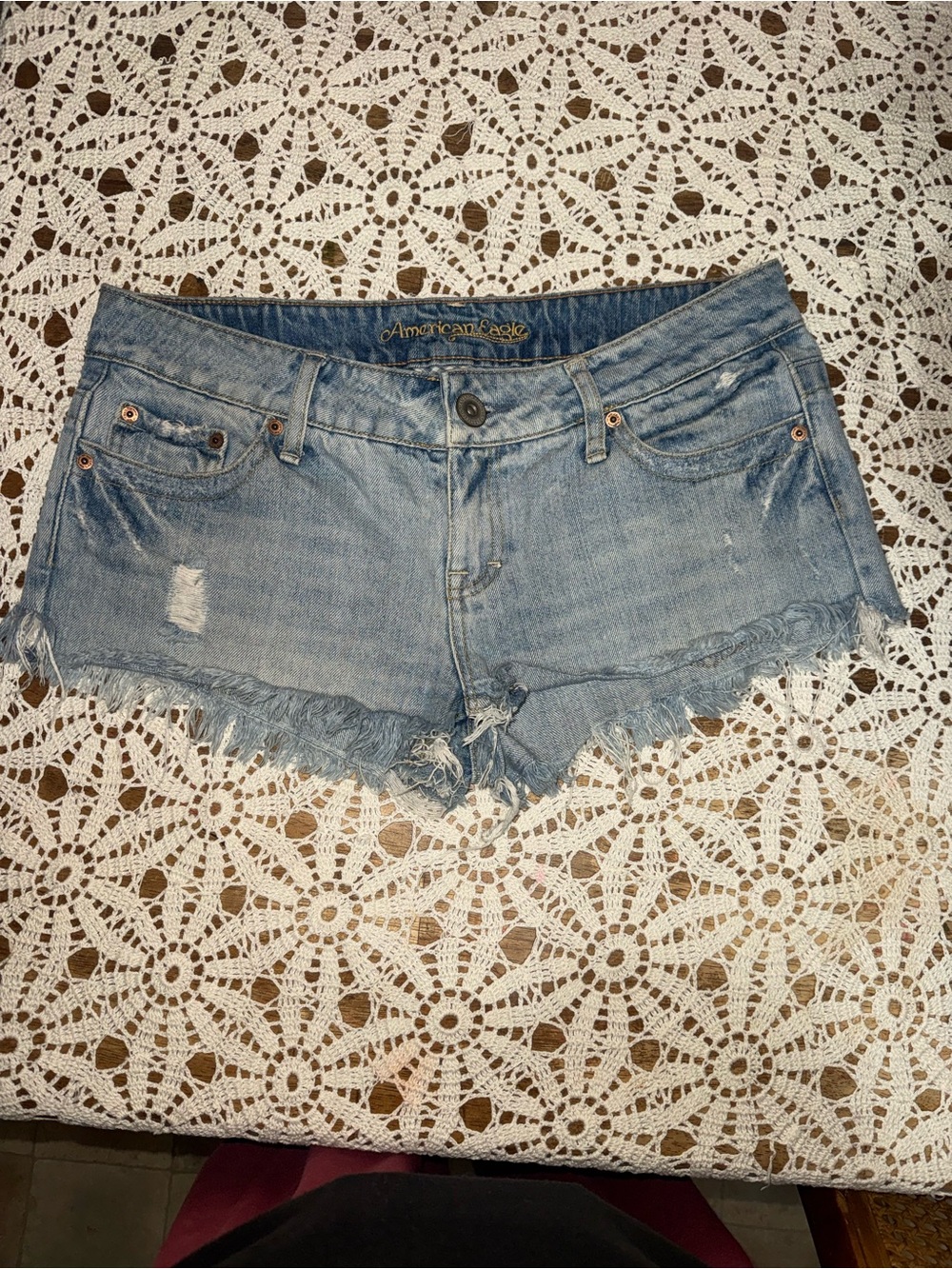 American Eagle Y2K Lowrise Short Shorts Sz 10